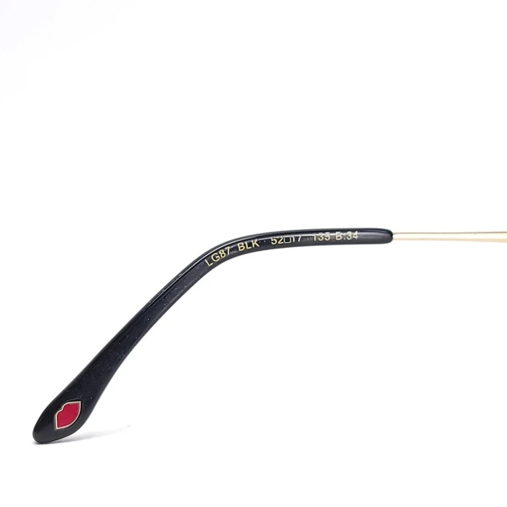 Lulu Guinness Eyeglasses‎ Eye Glasses Frames LG87 BLK 52-17-135